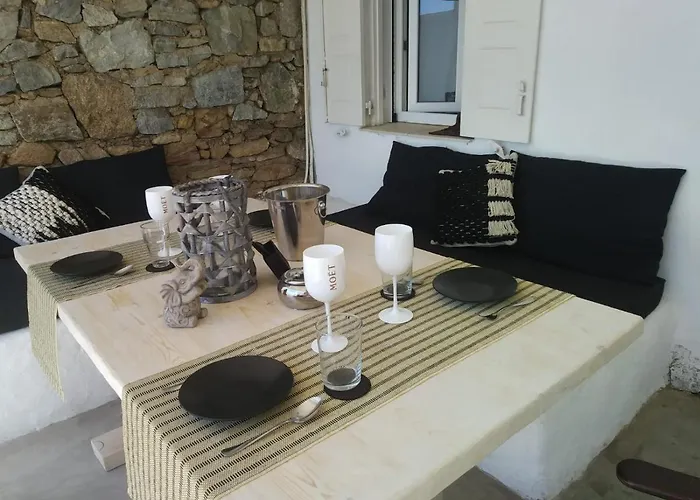 Pequena Casa Cerca De Mikonos Ciudad Apartman *